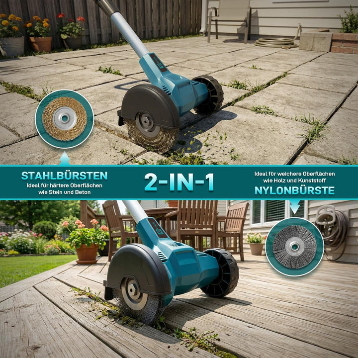 ohyes Akku-Fugenreiniger Kompatibel mit Makita 18v B Series Batterie mit verstellbarem Teleskopführu