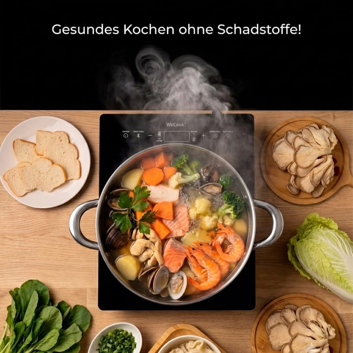 STAINLESS LOW COOKING POT WITH LID 32 cm. 6.8 Liter, 6.8 Liter
