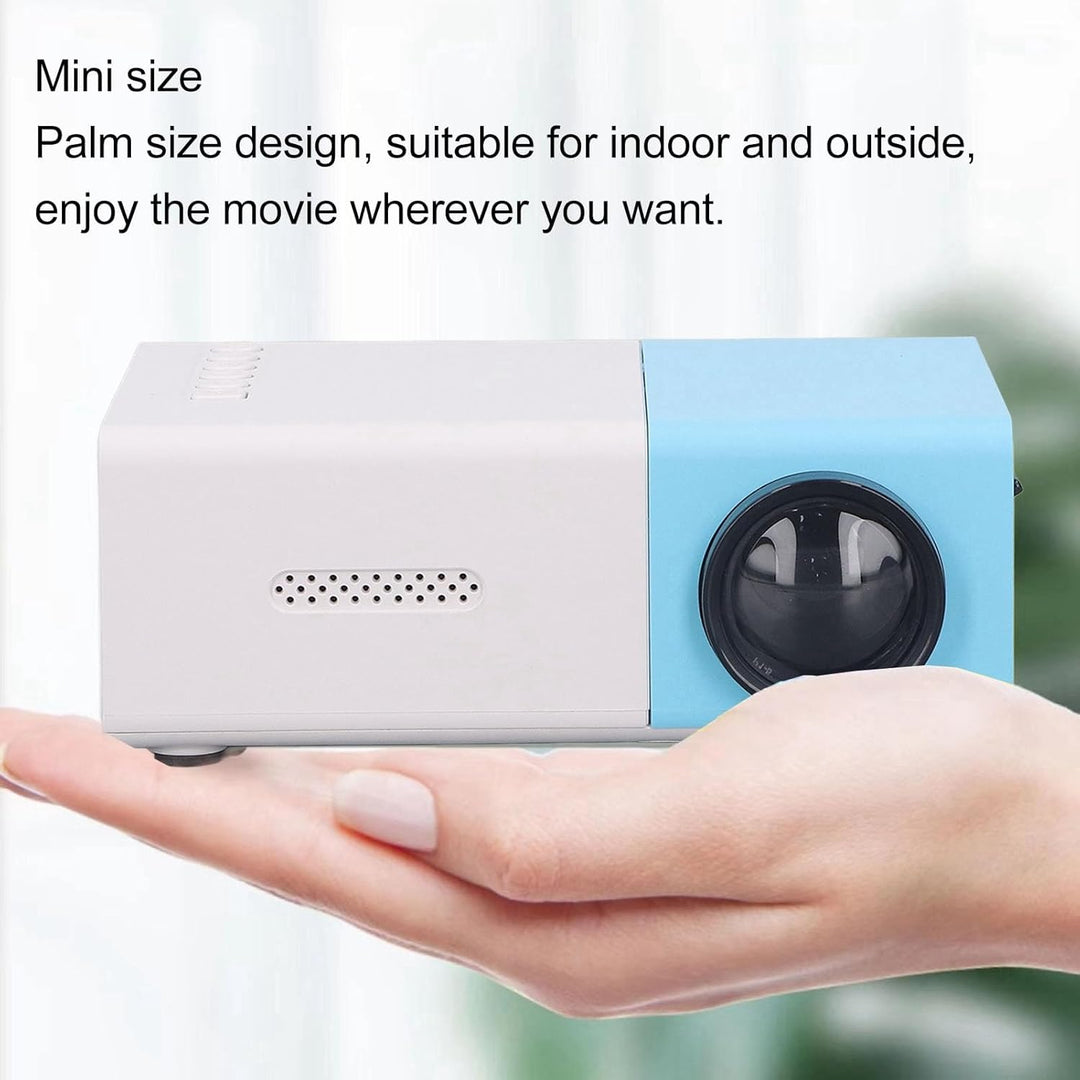 Kleiner Beamer Für Schlafzimmer 1080P Mini Beamer Full HD YG300 Tragbarer Mini Projektor LED Heimkin