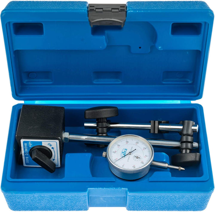 S-MAHO2 Magnetständer mit Magnetfuss und Vergleichsuhr Auflösung 0-10mm 0,01mm