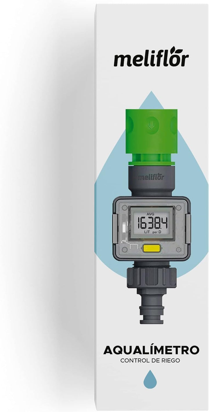 Aqualimeter (Bewässerungssteuerung) Wert in Liter oder Gallonen. Verschiedene Betriebsmodi: Durchflu