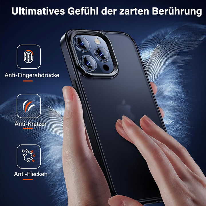 UniqueMe für iPhone 15 Pro Max Hülle, 5-in-1-Set Handyhülle für iPhone 15 Pro Max Case Rundumschutz
