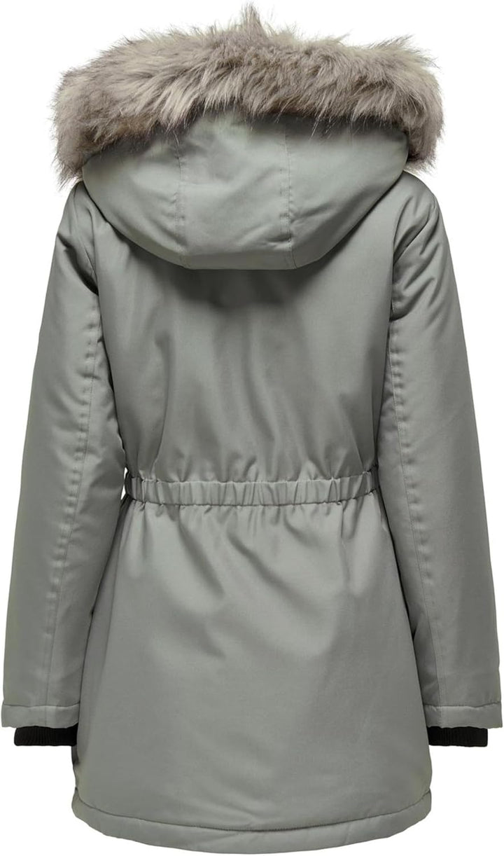 ONLY Female Langer Parka ONLIRIS Langer Parka XS Shadow, XS Shadow