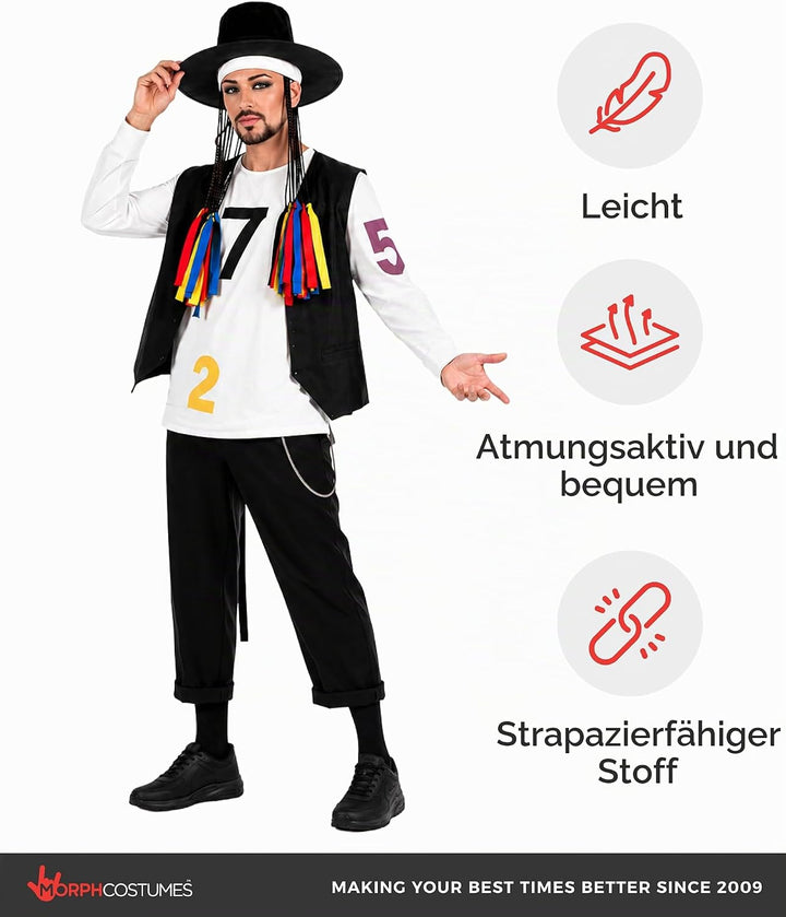 Fun Shack FN2395XL Faschingskostüm, Herren, 80er Jahre Poplegende, XL, XL