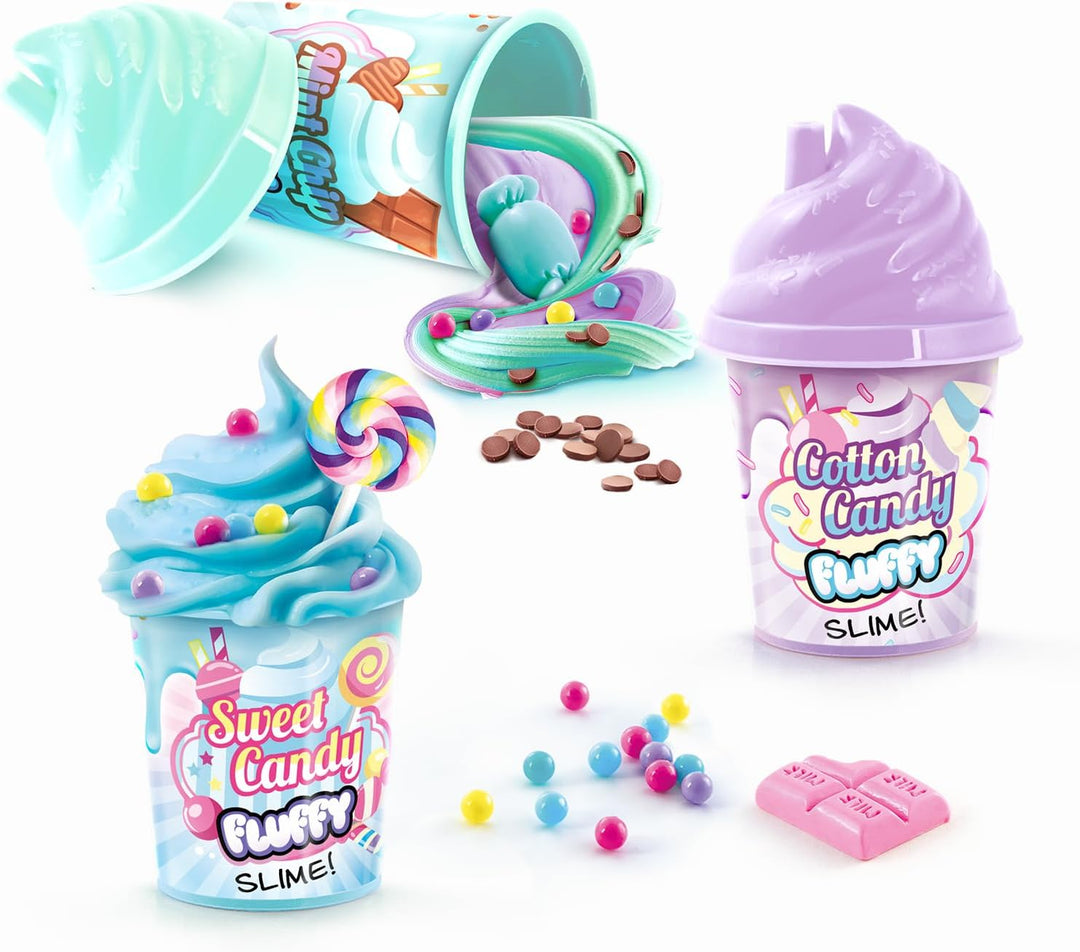 Canal Toys - So DIY-Slime Fluffy-Pack mit 3 Shakers-SSC 101, Mehrfarbig