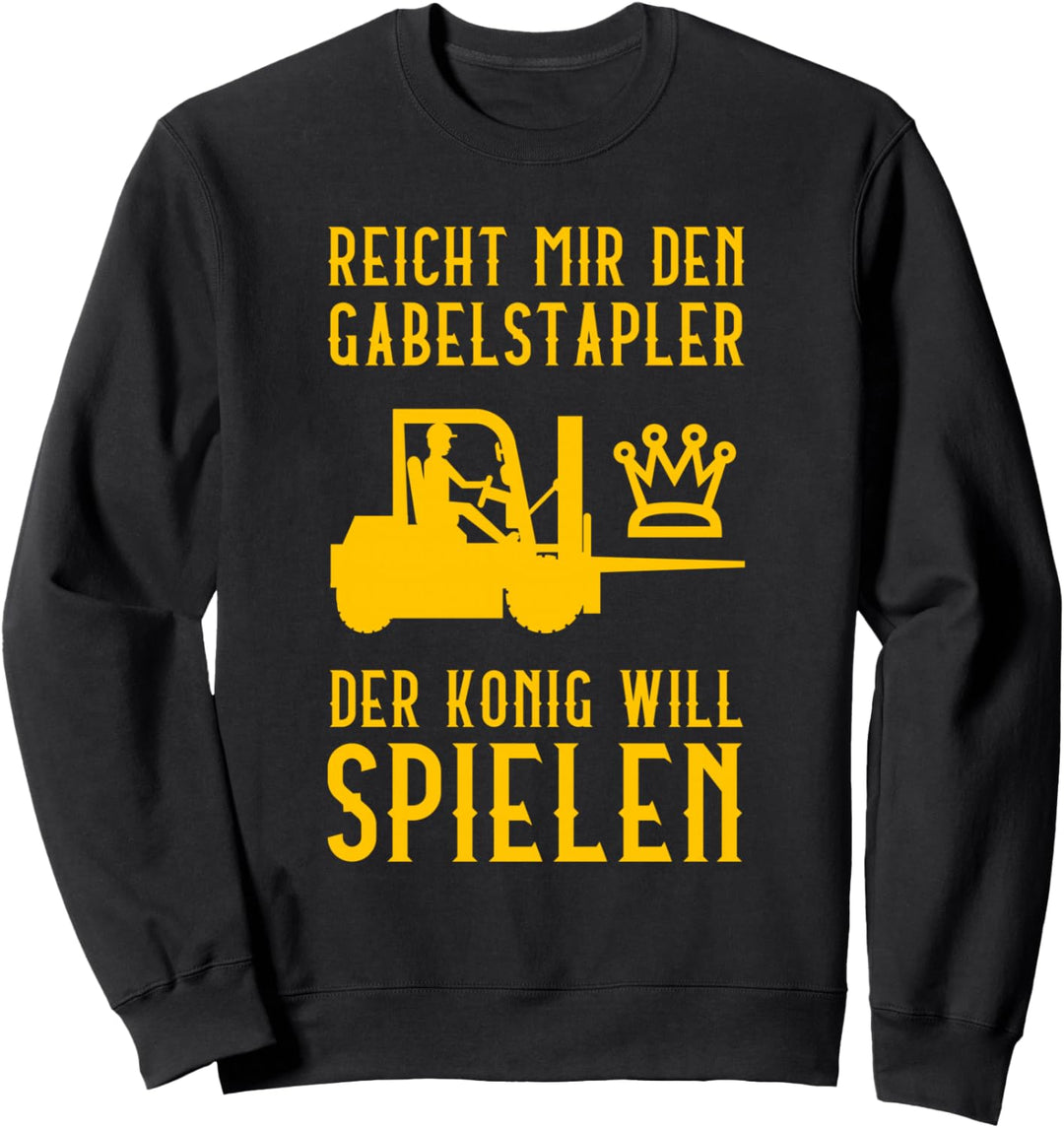 Staplerfahrer Gabelstapler Lagerist Lagerarbeiter Lager Sweatshirt