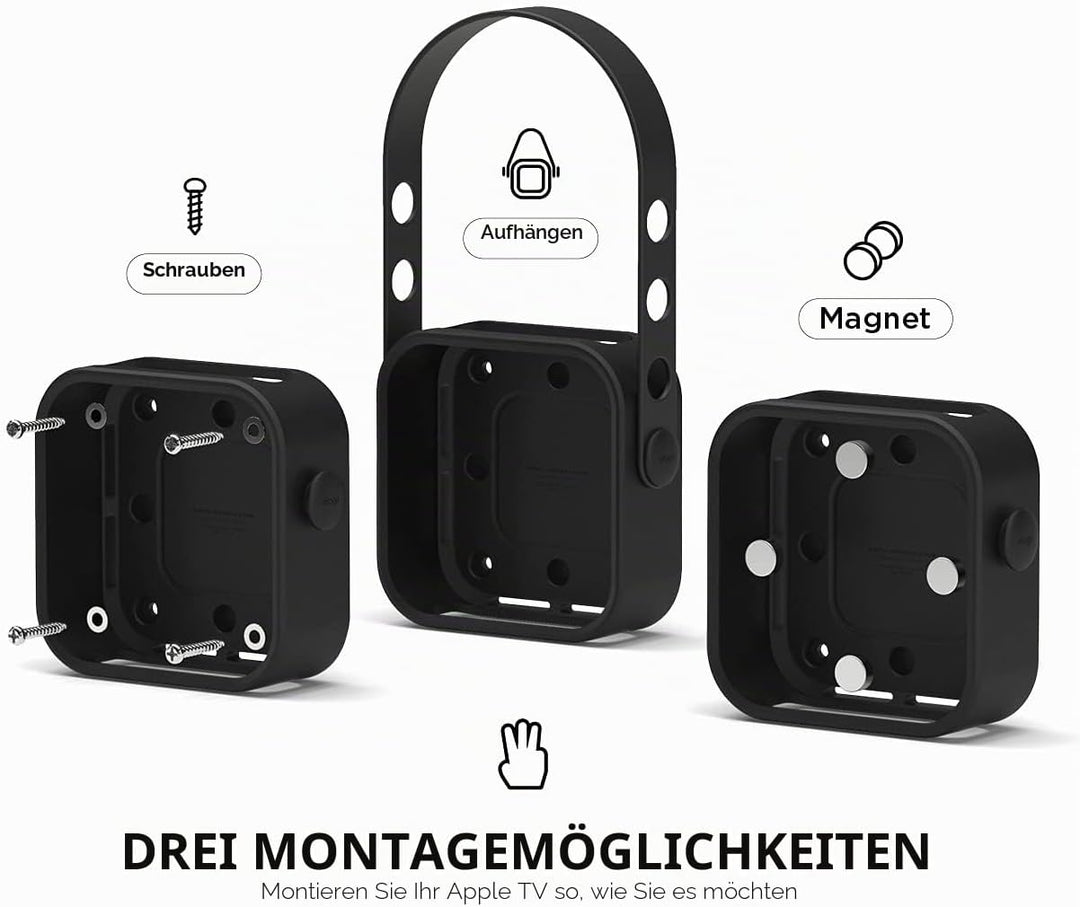 elago Multi Wandhalterung Kompatibel mit Apple TV 4K (2021) / HD und allen Modellen [Nicht kompatibe
