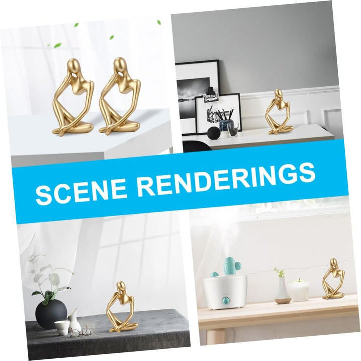 BESPORTBLE 1stk Abstrakte Figurenornamente Tischdekoration Mini-actionfiguren Kunstharz Skulptur Orn