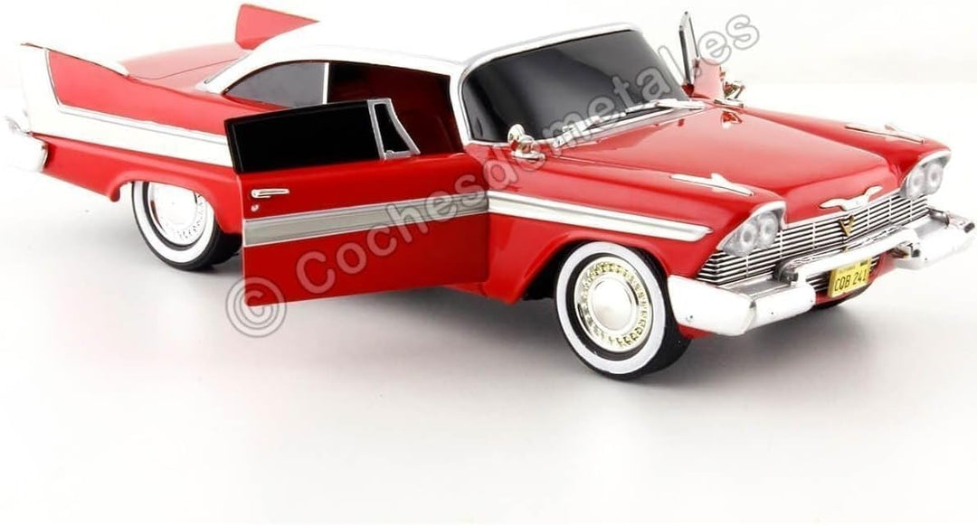 Greenlight Collectibles – Plymouth Fury 1958 Diecast Modellauto "Christine" – Massstab 1/24 – "Evil