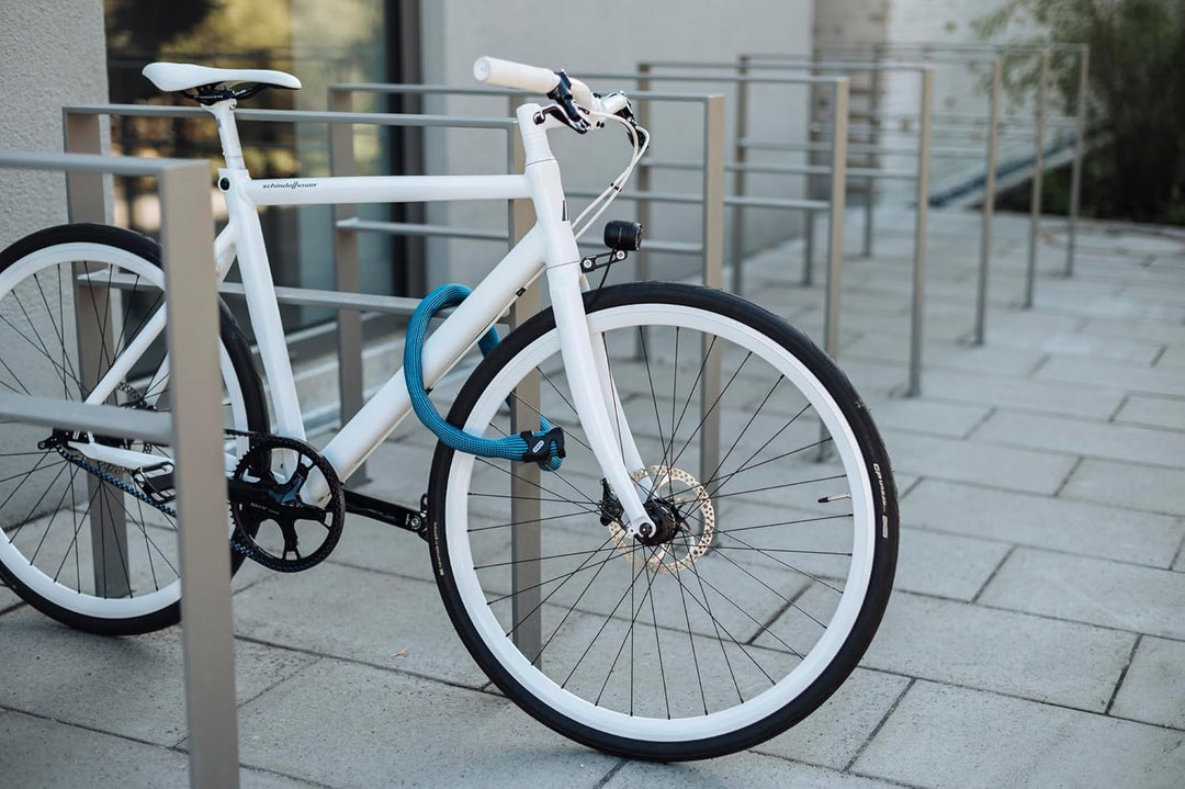 ABUS Kettenschloss IvyTex Chain 7220 – Fahrradschloss mit hochflexibler IvyTex-Kunstfaserummantelung