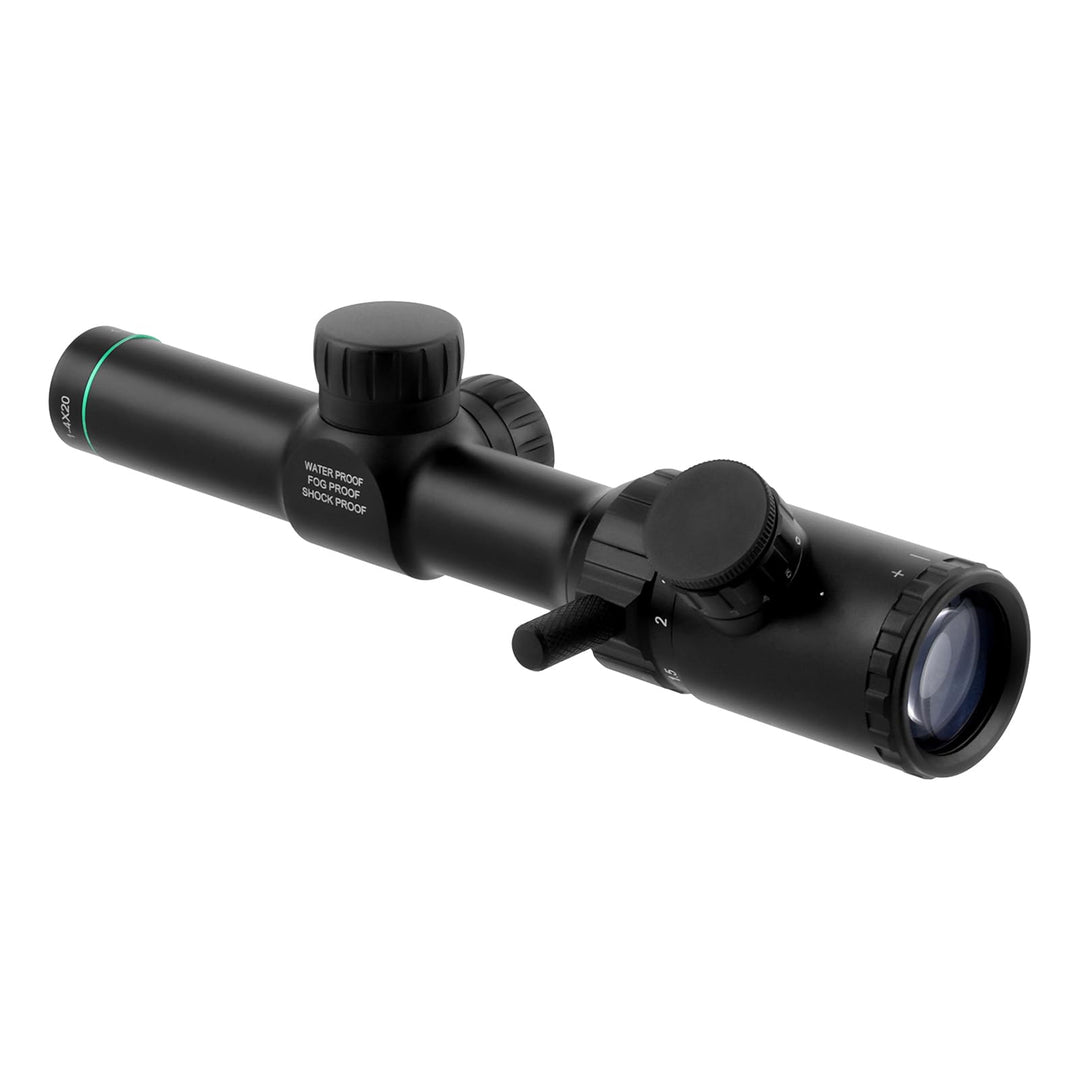 Optics Monokular Scope 1-4X20 zf, 25,4mm Tubus Sucher, Absehen 1/2 Zoll Voll multivergütet Monokular