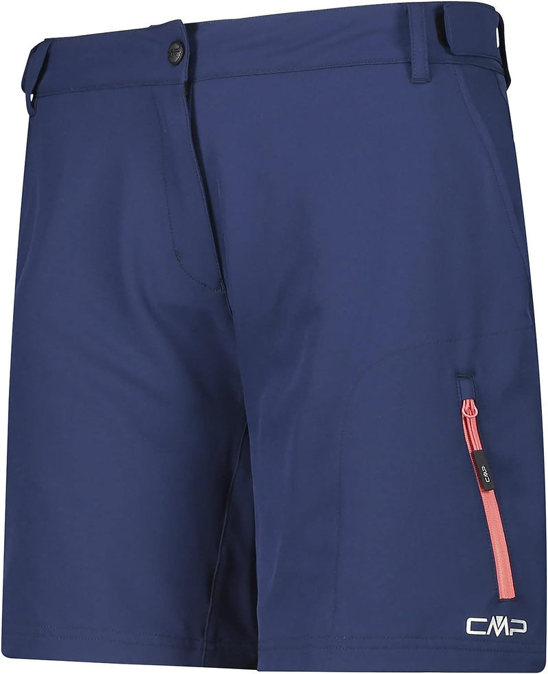 CMP Damen Bermudashorts Free Bike Shorts with Inner Mesh 46 Blau-koralle, 46 Blau-koralle