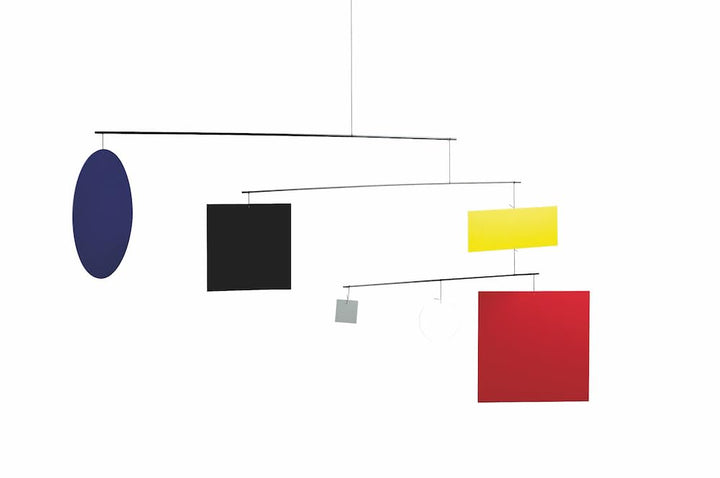 Flensted f417 Circle Square/Guggenheim Mobile, Stahl, Mehrfarbig, 50x105cm