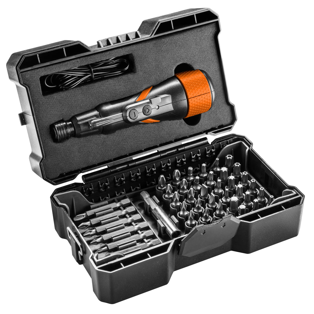 NEO TOOLS Akku-Schraubendreher micro-USB 3,6V, Li-Ion, Drehzahl 280 U/min