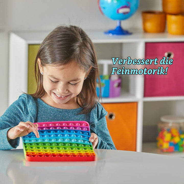 Learning Resources Sensorik-Poppit Hunderter-Zahlenbrett, drücken und zählen, Stressabbau-Spielzeug