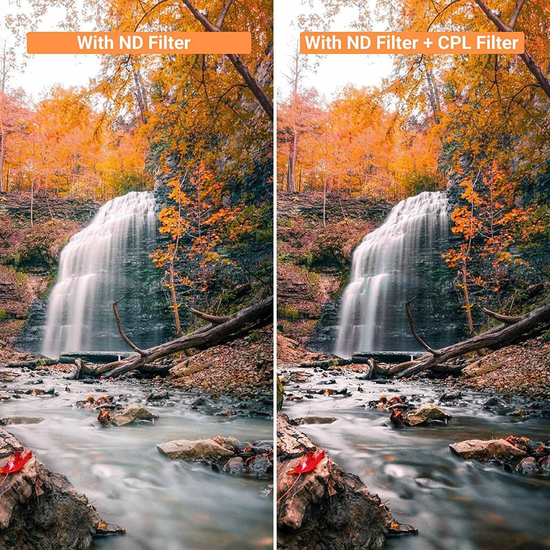 PROfezzion 67mm Variabler ND CPL Filter 2 in 1 ND2-ND32 5 Hard Stop VND Filter mit Zirkularem Polari