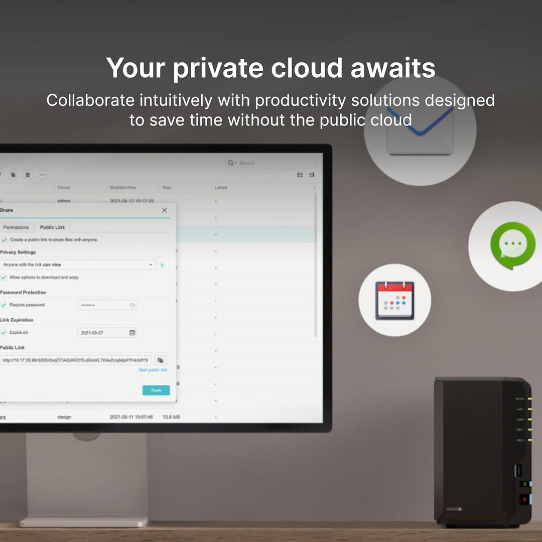 Synology 2-Bay DiskStation DS225+ (Diskless)