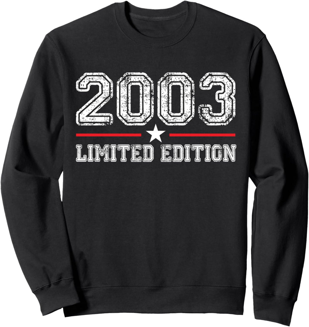 21. Geburtstag Mann Frau 21 Jahre 2003 Deko Lustig Geschenk Sweatshirt