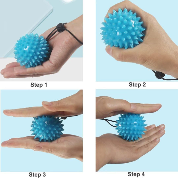 Finger Exerciser Trainingsball Hand Grip Strengthener Trainer Squeeze Balls Finger und Handgelenk Ph