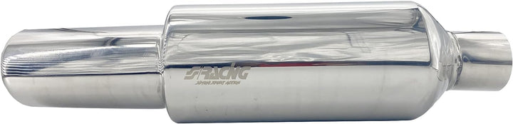 Simoni Racing ESR772 Exhaust Muffler Rounded, Inox