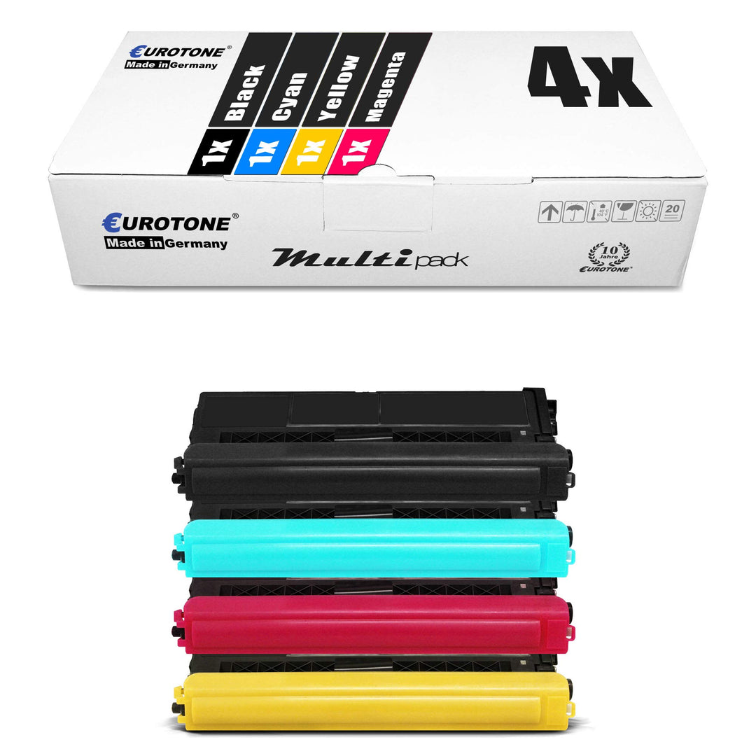4X Müller Printware Toner für Brother MFC-L 8600 8650 8850 CDW ersetzt TN-326 Black Cyan Magenta Yel