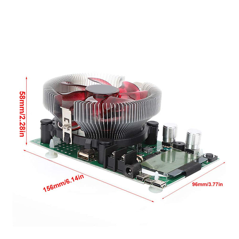 150W Elektronischer Lasttester 200V 20A Elektronische Last Batterietester Entladung USB-Lastwidersta