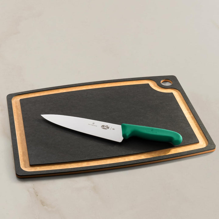 Victorinox Fibrox Kochmesser, Breites Universalmesser für Fleisch, Fisch, Gemüse und Kräuter, 20 cm,