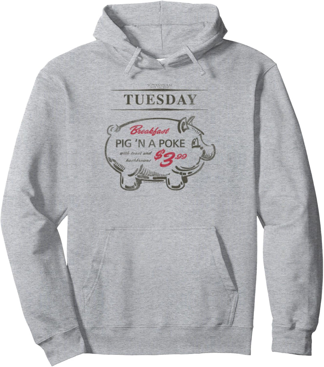 Supernatural Pig 'n a Poke Pullover Hoodie
