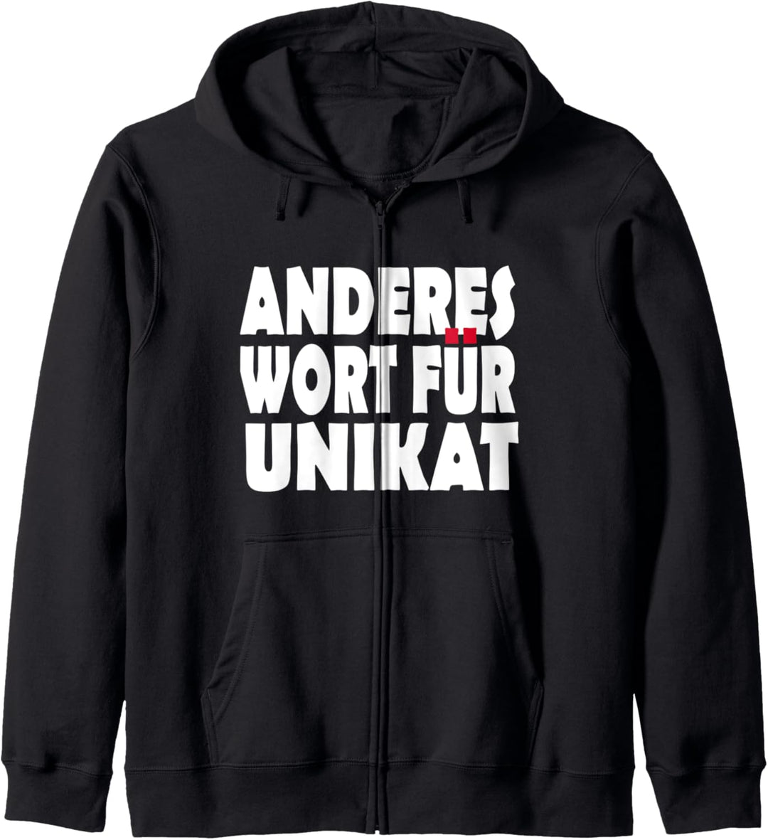 Einzelstück Anderes Wort für Unikat Kapuzenjacke