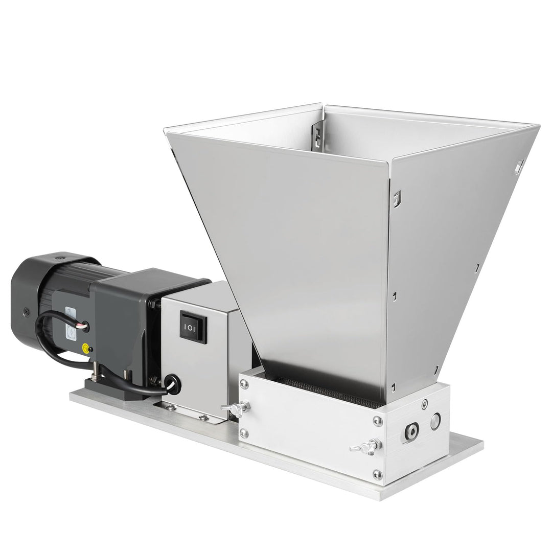 Elektrische Getreidemühle aus Edelstahl, 4 L, 20 kg/h, 75 W | 4-L-Trichter, einstellbare Edelstahlwa
