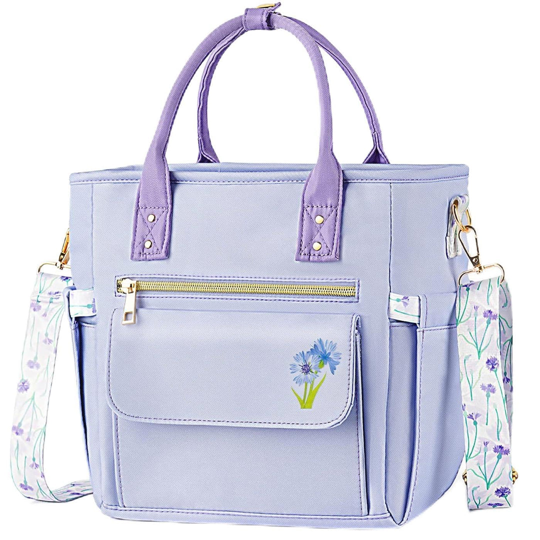 Hihealer Deluxe Lunch Tasche Damen mit Seltenem Blumenmuster - Grosse Auslaufsichere Isolierte Kühlt