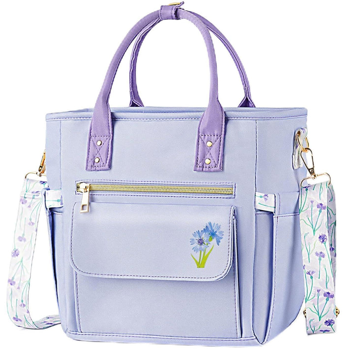 Hihealer Deluxe Lunch Tasche Damen mit Seltenem Blumenmuster - Grosse Auslaufsichere Isolierte Kühlt