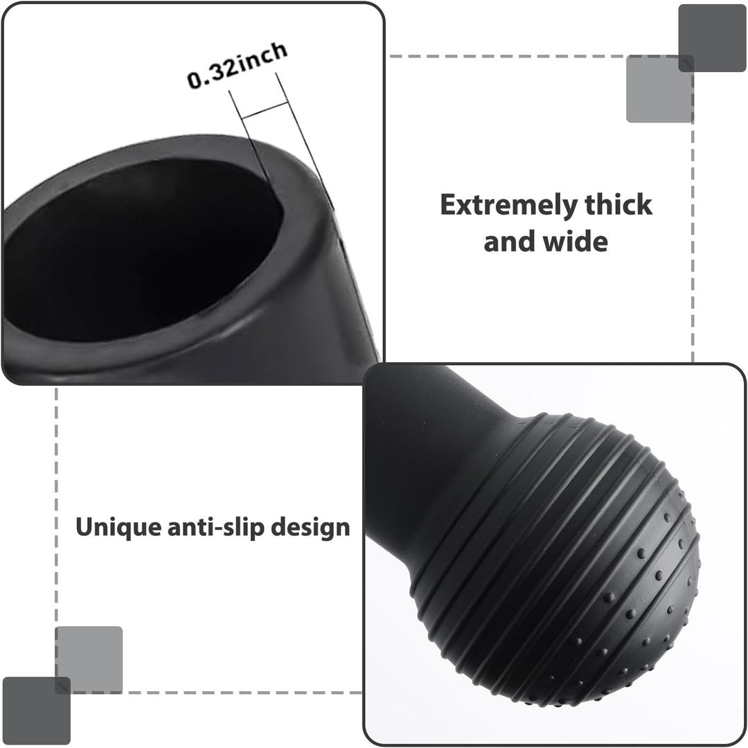Landmine Aufsatz für Langhantel, 50 mm Silikon Landmine Base mit 360° Rotation Kompatibel mit 2" Oly
