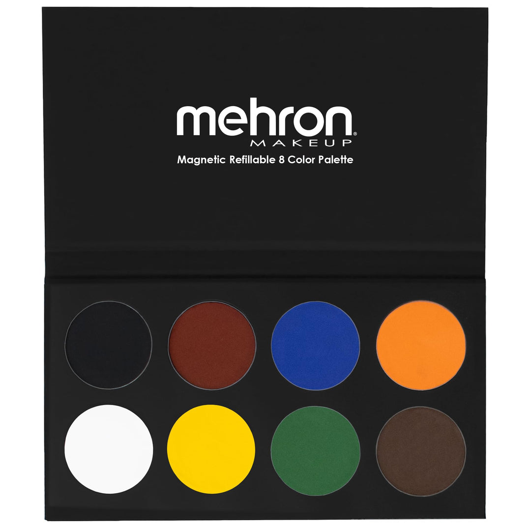 Mehron Paradise Make-up AQ 8 Color (Basic) | Magnetische nachfüllbare Körperfarben- und Gesichtsfarb