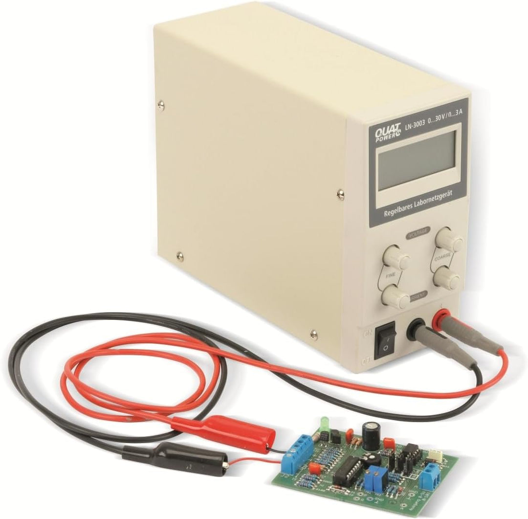 QUATPOWER Regelbares Labornetzgerät LN-3003 | 0...30 V-/0...3 A | Schaltnetzteil-Technologie | Viels