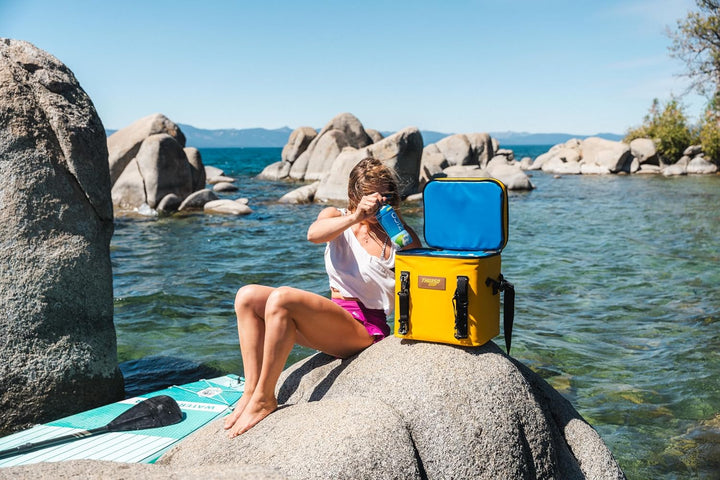 Thurso Surf Soft-Kühltasche für 24 Dosen, tragbare Eiskühltasche, 48 Stunden Isolierung, auslaufsich
