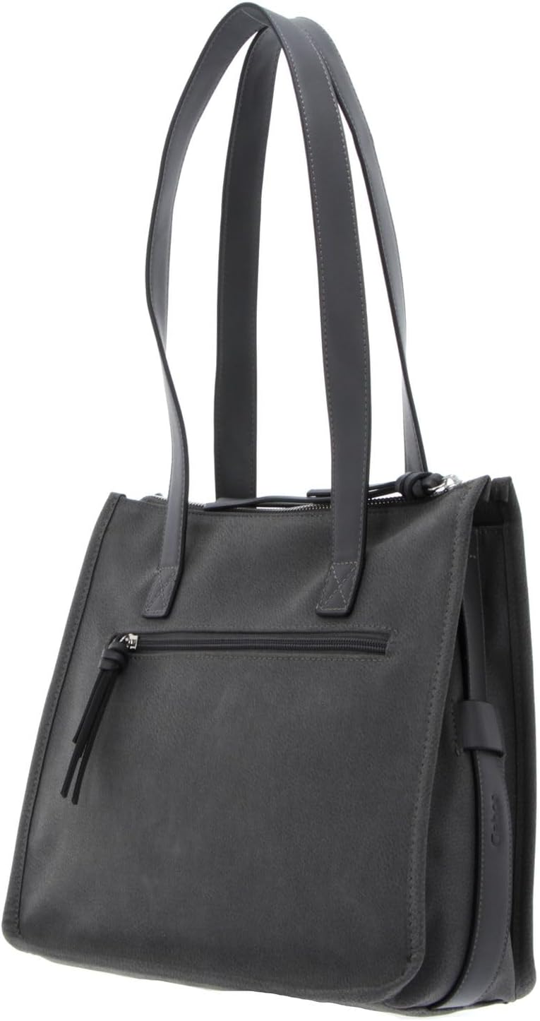 Gabor bags FRANCISCA Damen Shopper M, 30x11,5x26,5 Dark Grey, Dark Grey