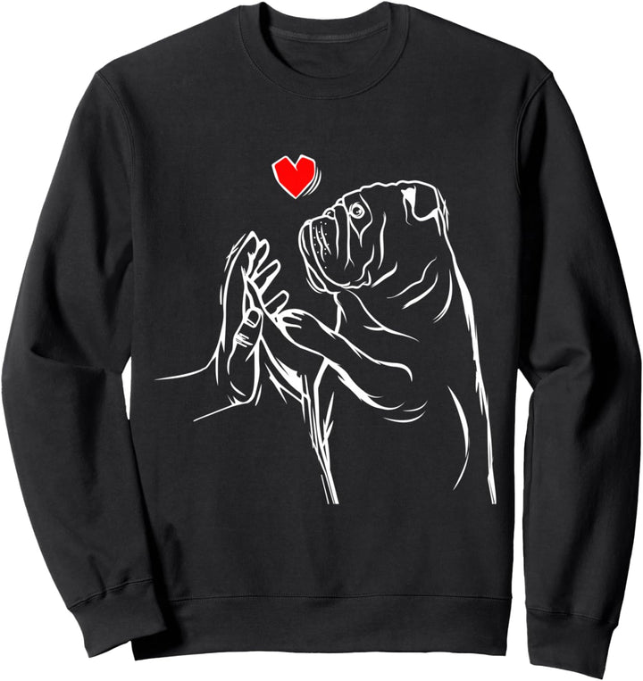 Englische Bulldogge Liebe Bully Frauchen Geschenkidee Sweatshirt