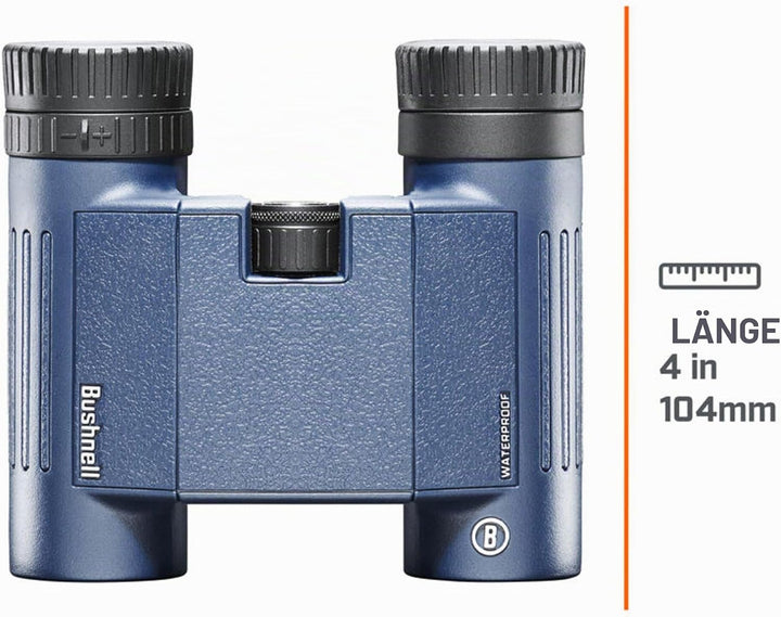 Bushnell - H2O 2 - Fernglas - 12x25 Dunkelblaues - Dachkant - Voll multivergütet - Wasserdicht/Besch