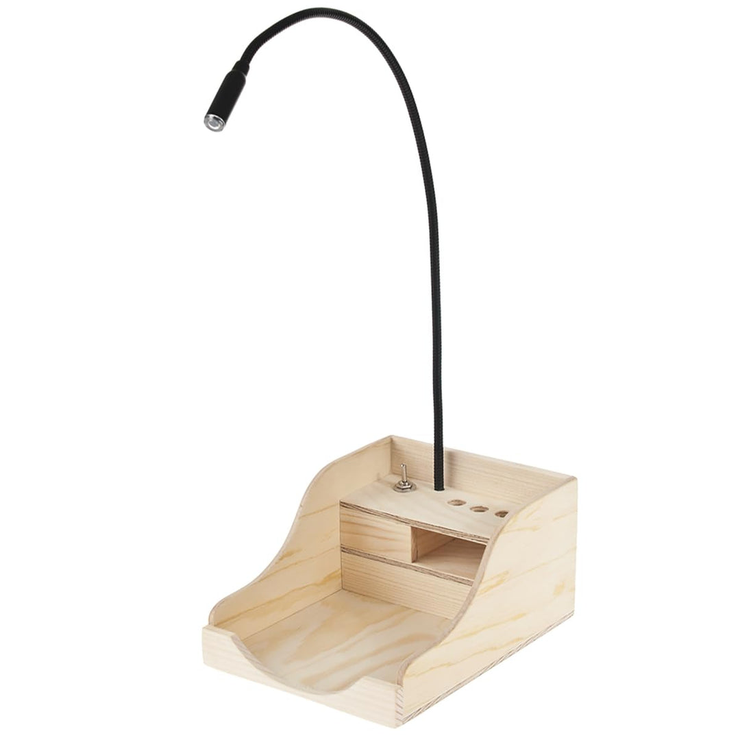 matches21 HOME & HOBBY Kinder Bastelset ab 12 Jahren Schreibtischlampe LED BausatzJugendliche mit ei