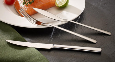 Echtwerk Steakbesteck "SARRE ", 18-teilig, Steakgabel, Steakmesser, Grillbesteck, Pizzabesteck, scha