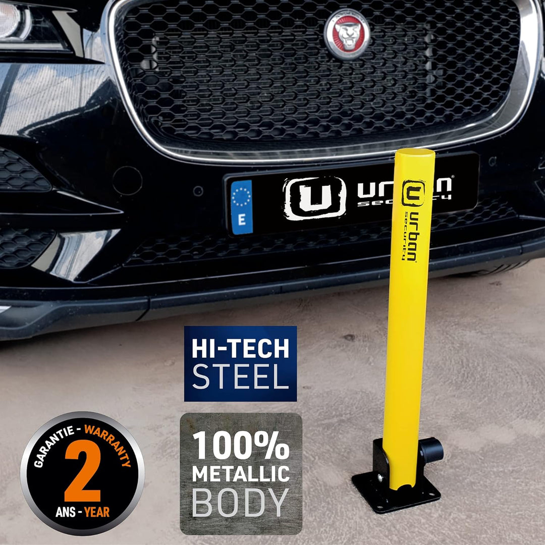 urban UR630 Parkplatzsperre klappbar, Parkplatz Schloss mit Schloss, Universal-62cm