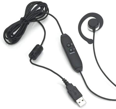 Kombihörer Spectra SH-55 USB Stethoskopkopfhörer mit Polsterung und Lautstärkeregelung