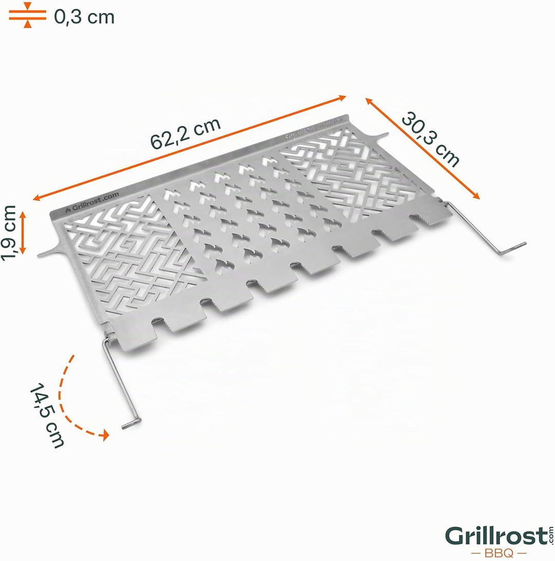 Grillrost.com Das Original Edelstahl Multistation Broil King - Royal 320/340/390 - Warmhalterost War