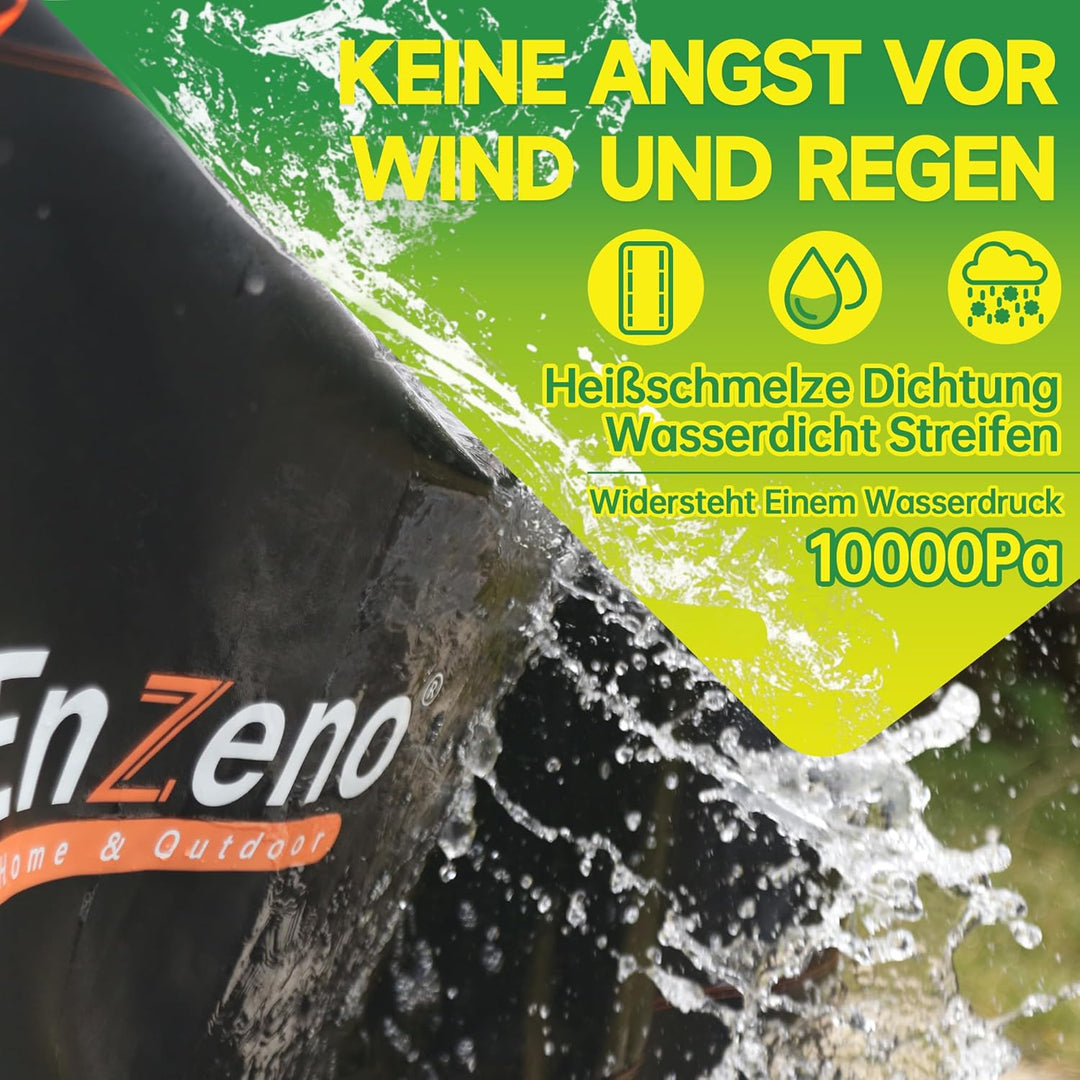 Enzeno Abdeckung Gartenmöbel 270x180x94cm, 420D Oxford-Gewebe Loungemöbel Abdeckung wasserdichte, Ab