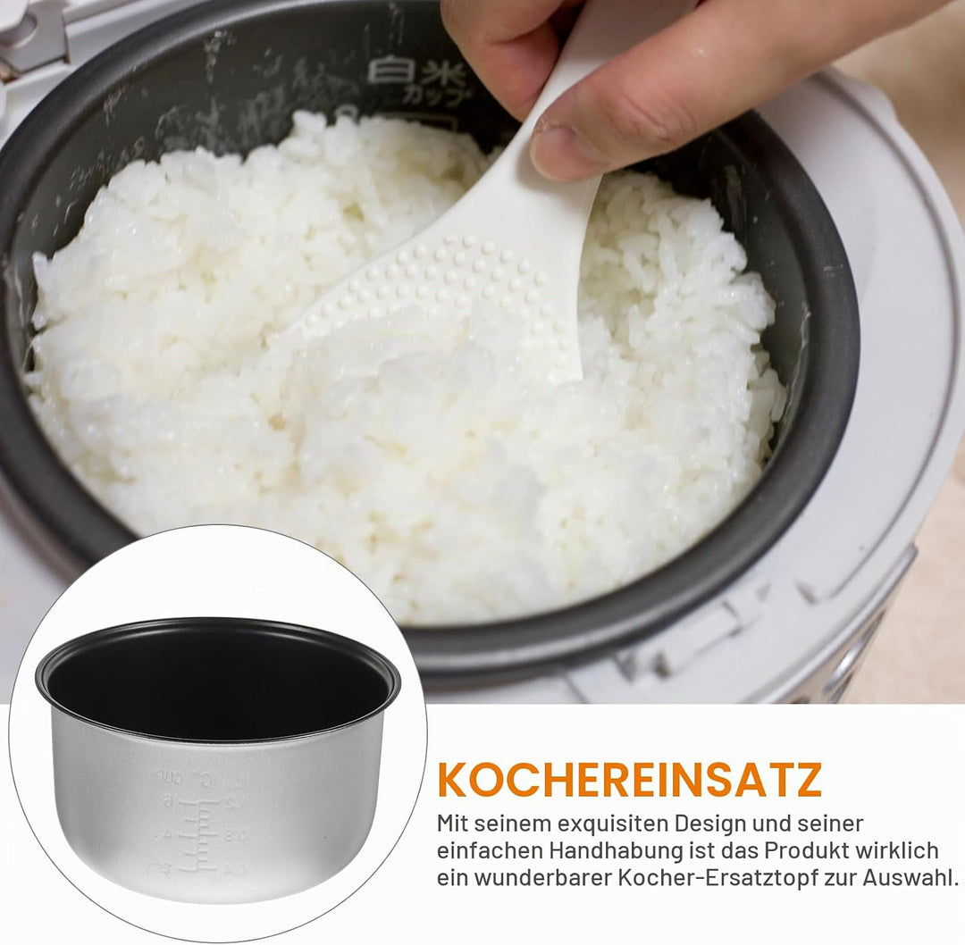 Housoutil Zubehör Ersatztopf Für Reiskocher Reiskocher Innerer Topf Ersatz Nichtstab Inner Cooking P