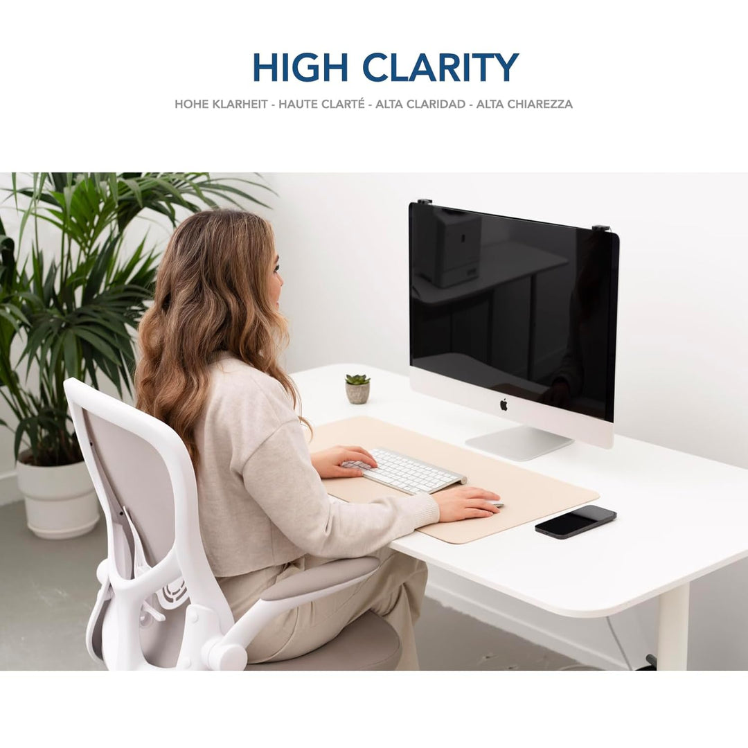 Zolda Sichtschutzfilter für Monitor - Blickschutzfilter, Sichtschutz, Anti-Blaulicht, Schutzfolie. S