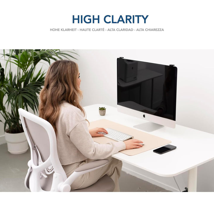 Zolda Sichtschutzfilter für Monitor - Blickschutzfilter, Sichtschutz, Anti-Blaulicht, Schutzfolie. S