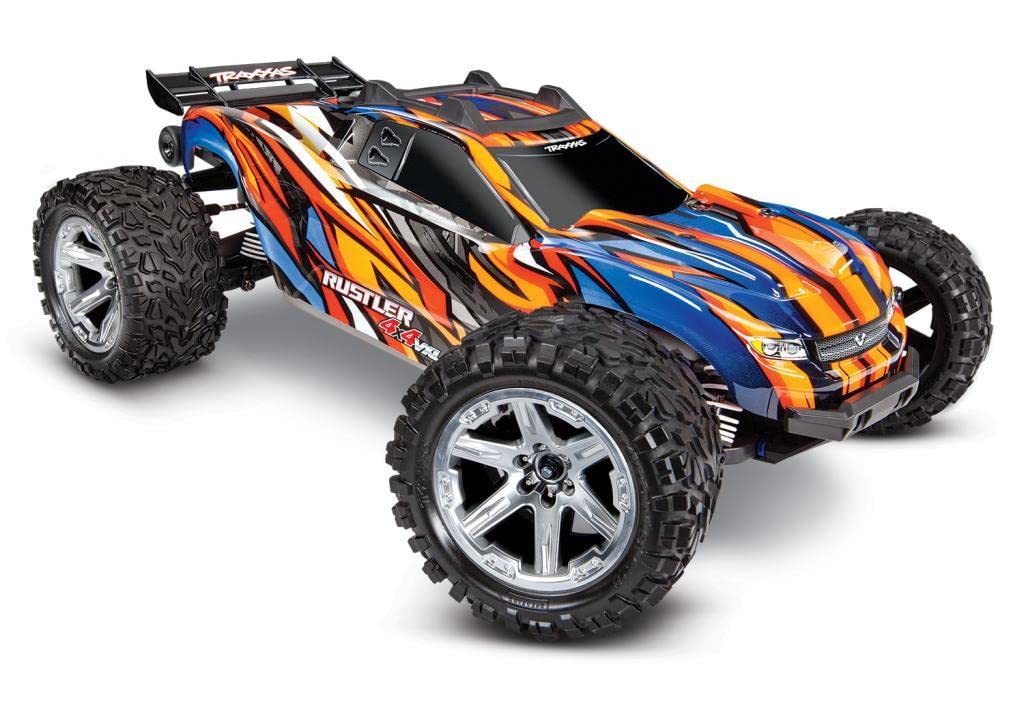 TRAXXAS RUSTLER 4X4 VXL ORANGE RTR OHNE AKKU/LADER 1/10 4WD Stadium Truck BRUSHLESS