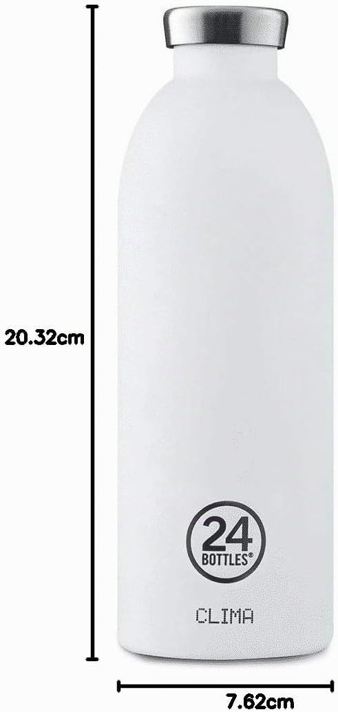 24Bottles Clima Trinkflasche 850 ml Tägliche Nutzung Schwarz, Weiss Edelstahl